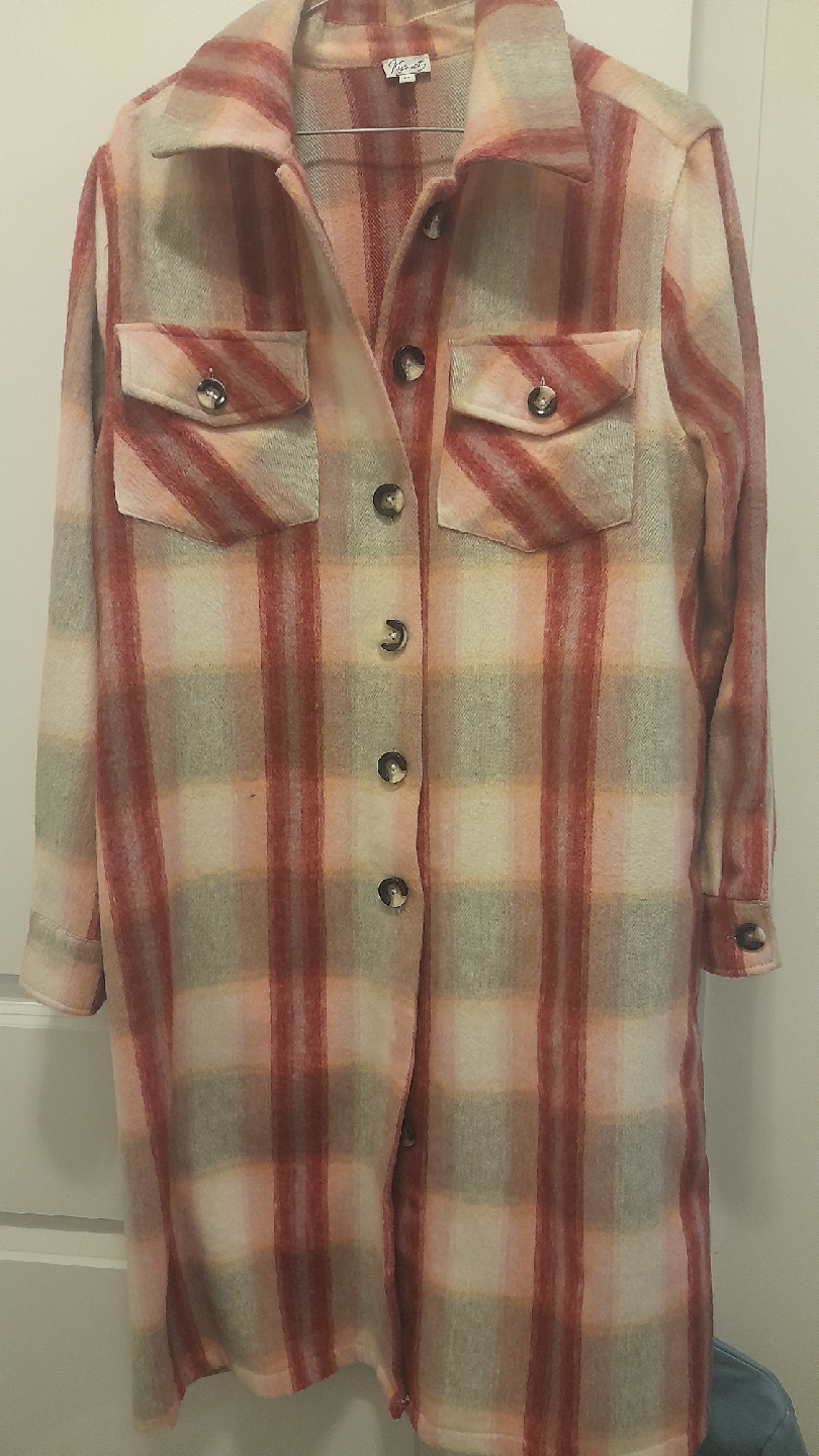 Madewell Plaid Long Sleeve Shacket