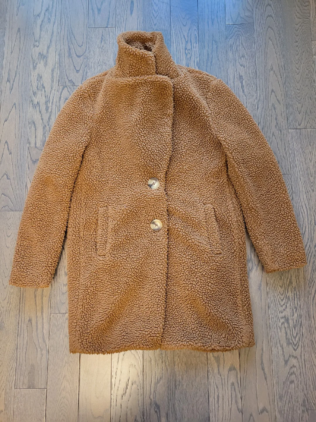 Urban Outfitters Teddy Coat - Size Small image indicator(2)