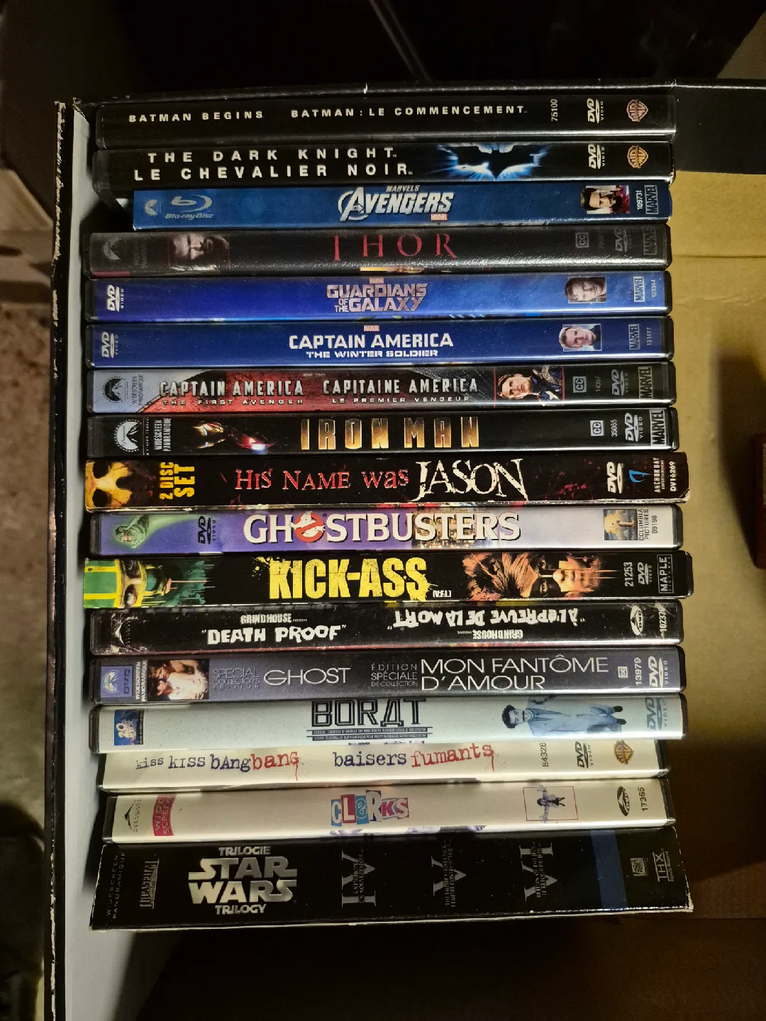 Mixed Lot of DVDs - Batman, Marvel, Star Wars & More! thumbnail