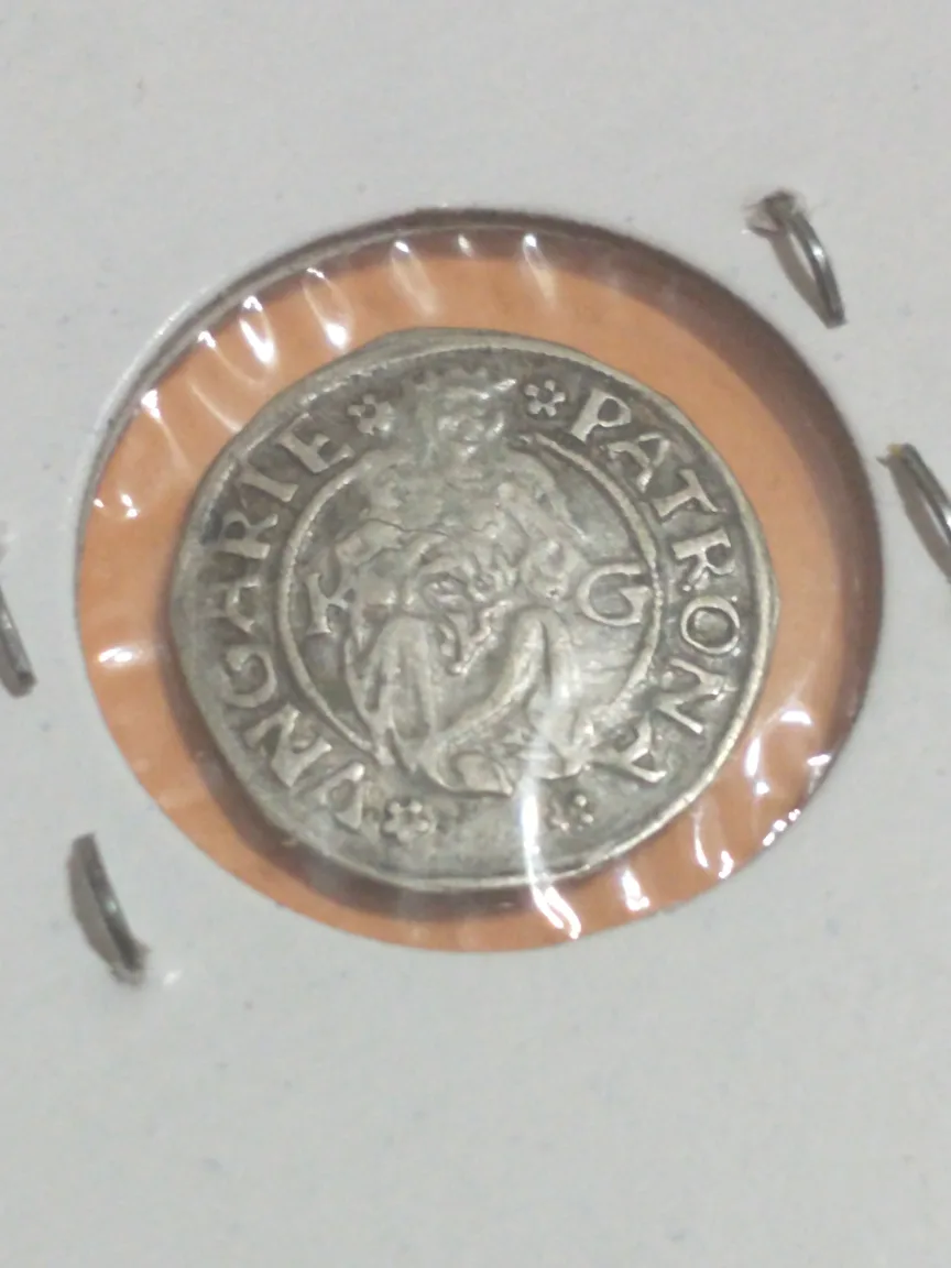 Lovely 1513 Hungary Wladislaw III silver denar #1694 image indicator(3)