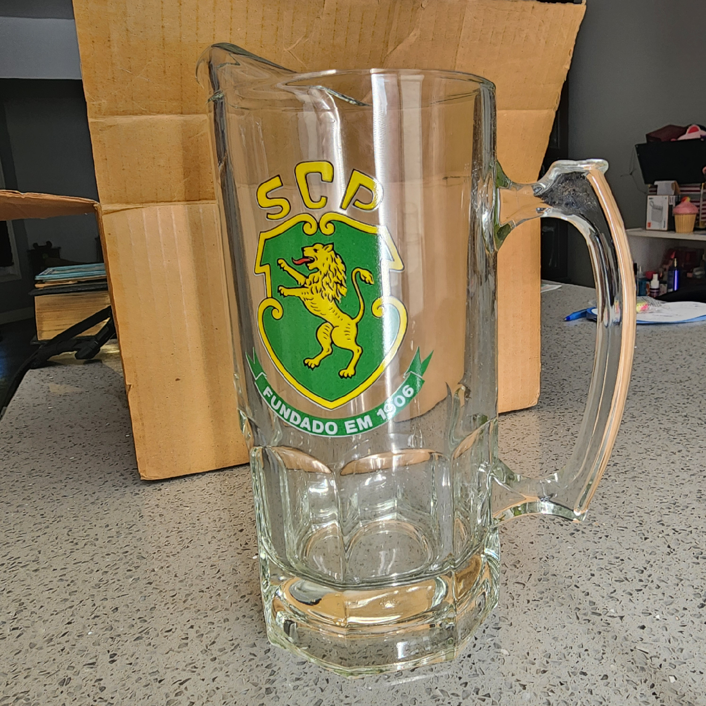 Glassware Set with SCP ( Sporting club portugal)Logo