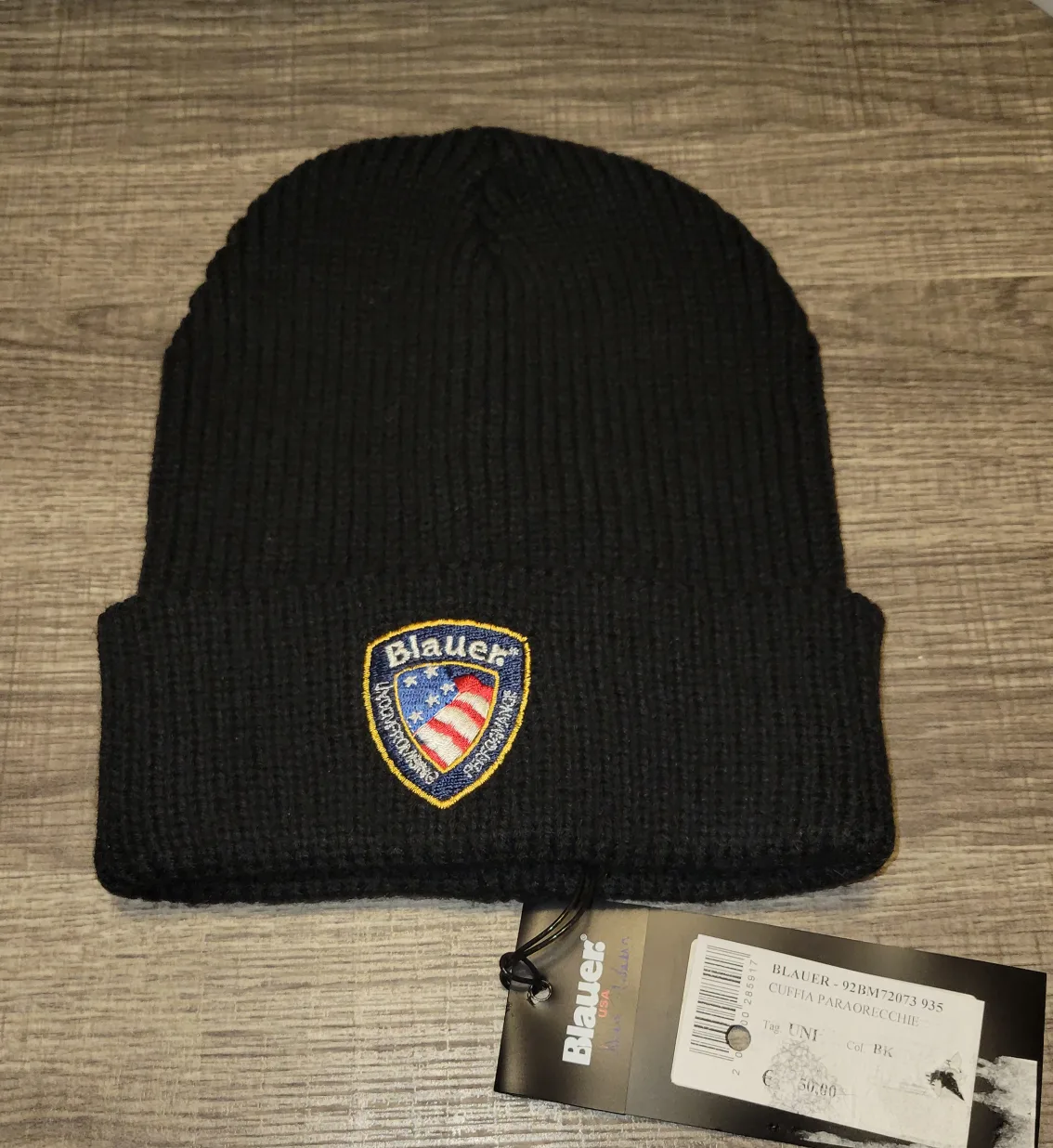 Blauer USA Black Beanie Hat thumbnail