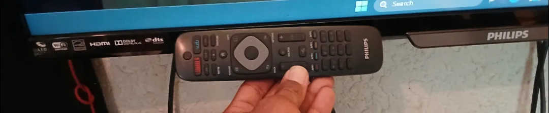 Philips Smart TV -36" with remote.  Has stand image indicator(2)