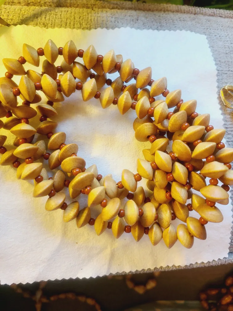Wooden Bead Necklace thumbnail