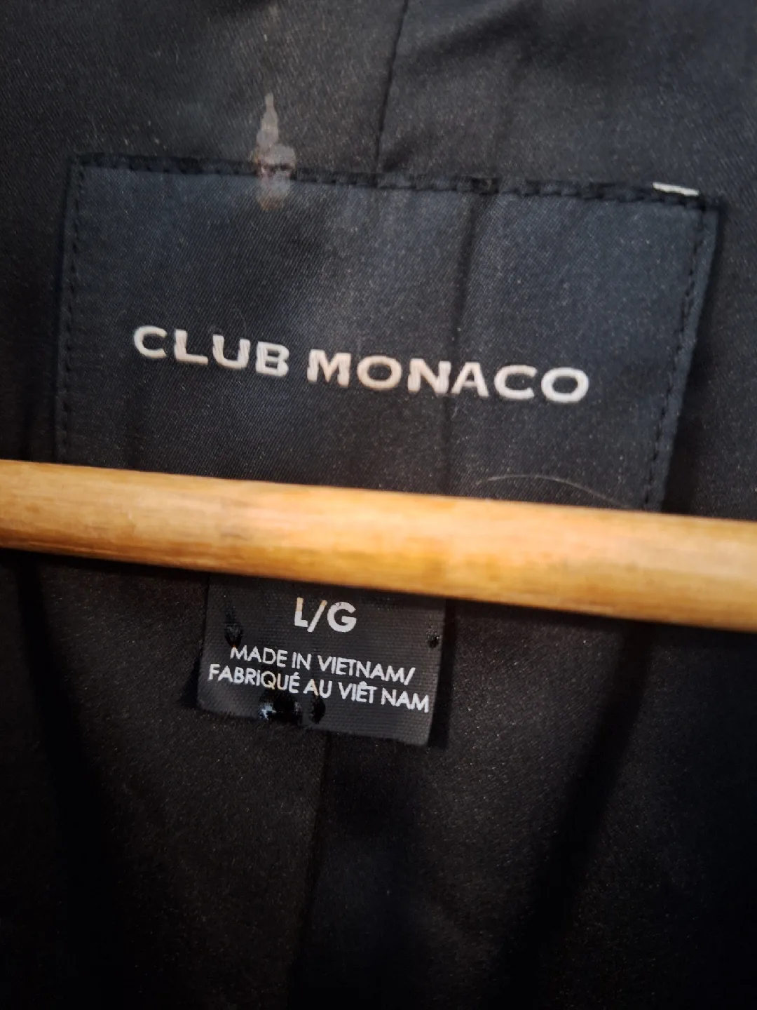 Club Monaco Houndstooth Wool Blend Coat - L image indicator(4)