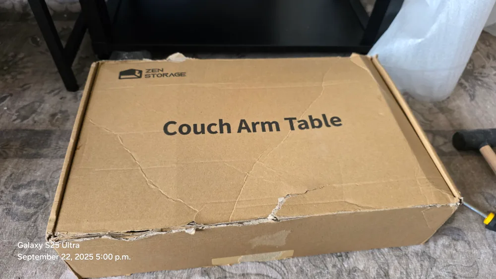 ZenStorage Couch Arm Table 4-in-1 Wood Sofa Tray image indicator(9)