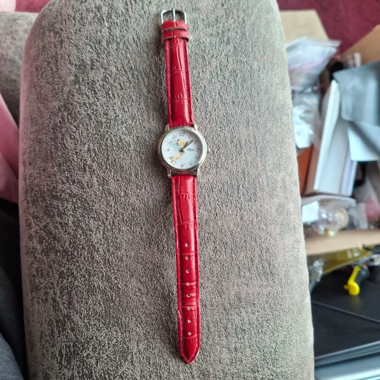 Vintage Disney Tinkerbell Watch - Red Band thumbnail