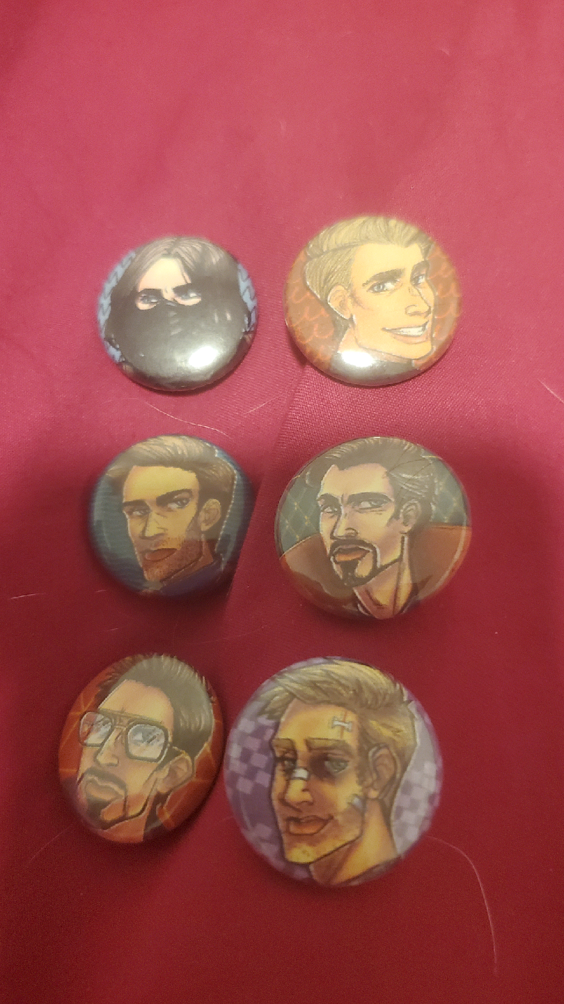 marvel buttons