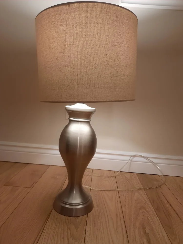 Table Lamp with Beige Shade image indicator(2)