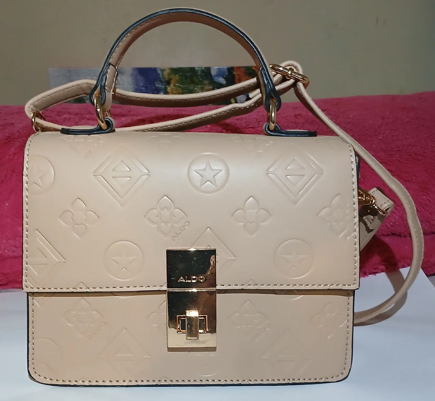 Aldo Beige Crossbody Bag thumbnail