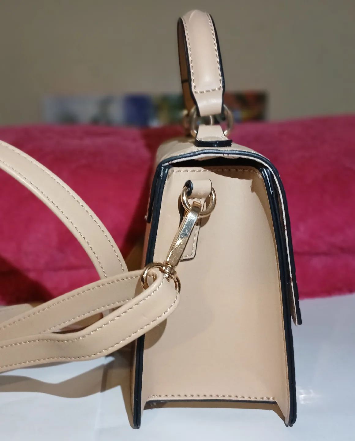 Aldo Beige Crossbody Bag image indicator(2)