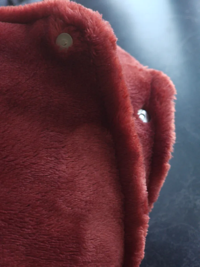 NEW red Faux fur Neck Warmer - long image indicator(5)