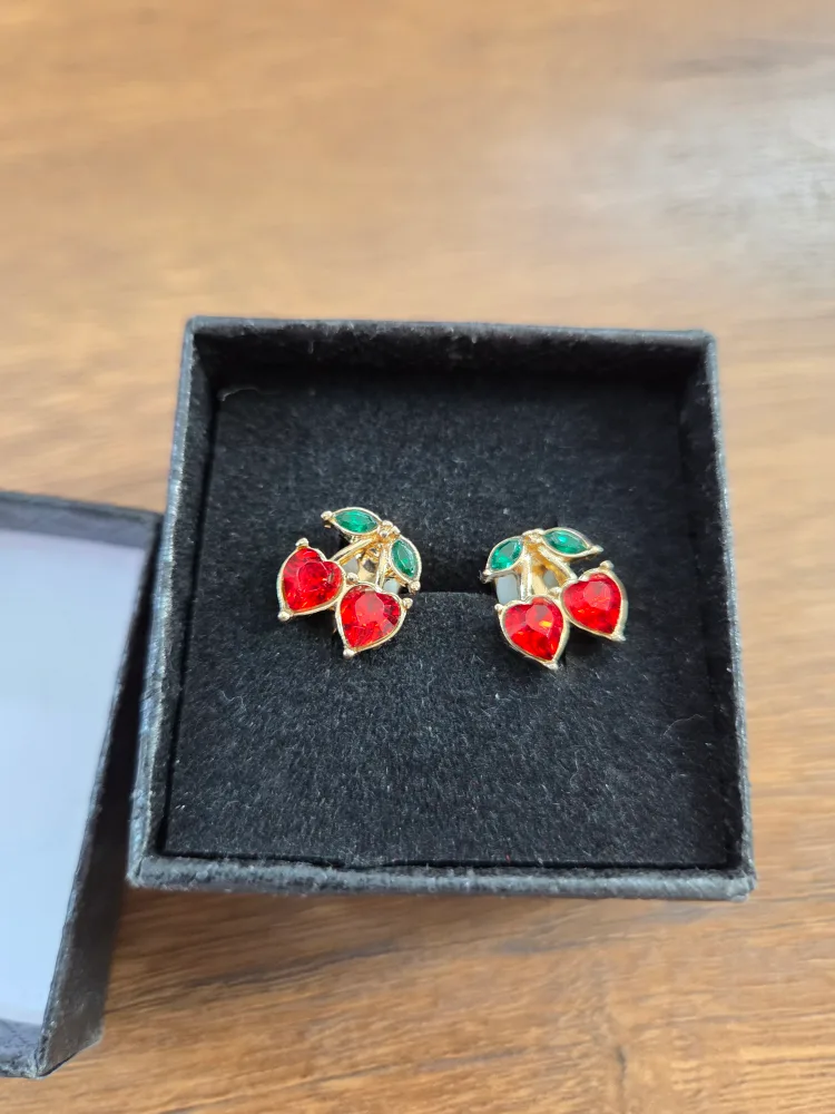 Cherry Clip-on Earrings thumbnail