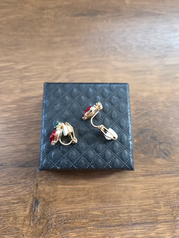 Cherry Clip-on Earrings image indicator(2)