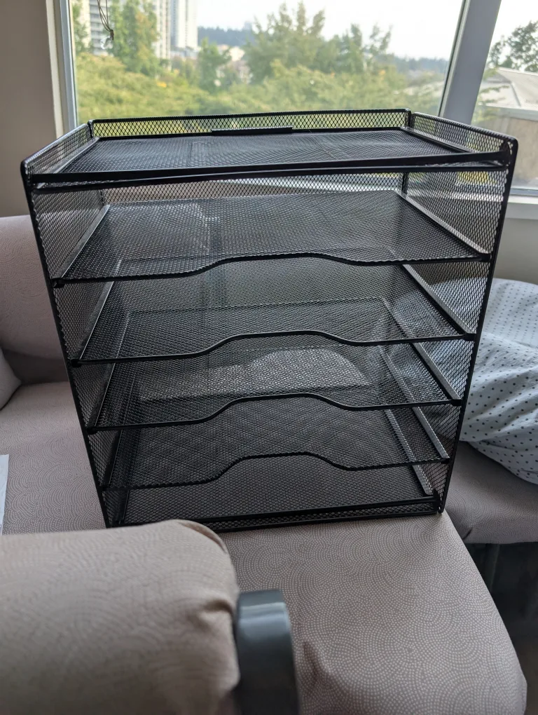 Black Mesh Desk Organizer thumbnail