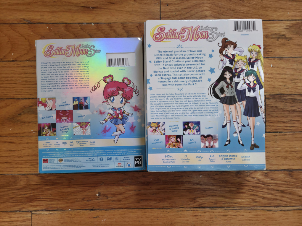 Sailor Moon Stars Blu Ray DVD set - photo 3