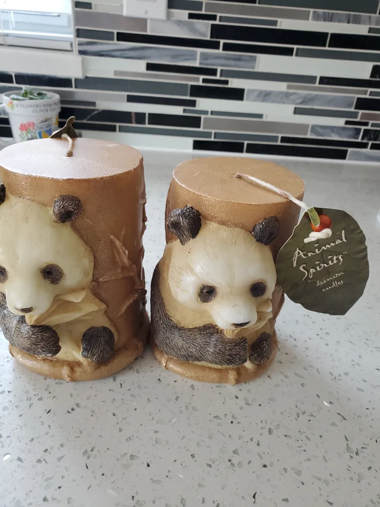 Animal Spirits Panda Decorative Candles thumbnail