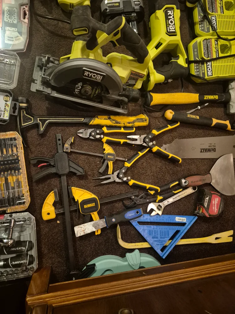 Ryobi & DeWalt Tool Lot image indicator(8)