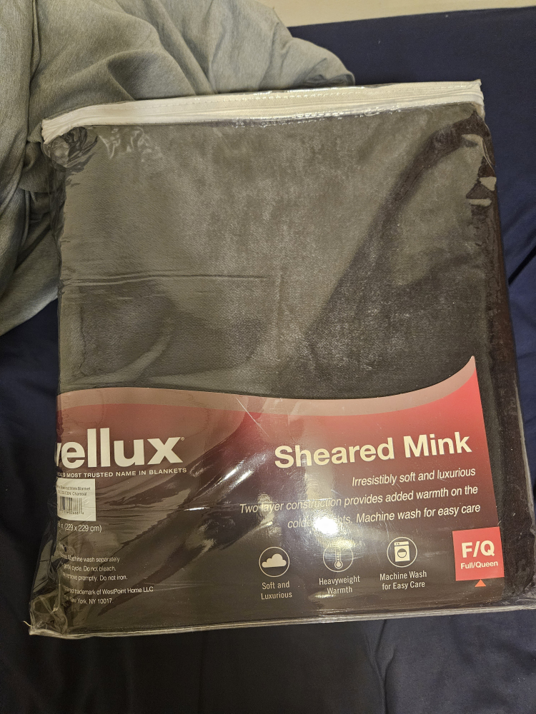 Vellux Sheared Mink Blanket - Full/Queen