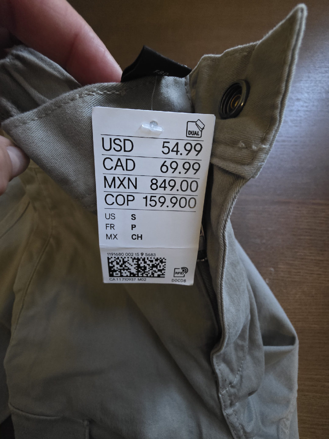 HM Beige Cargo Pants - Size S - photo 2
