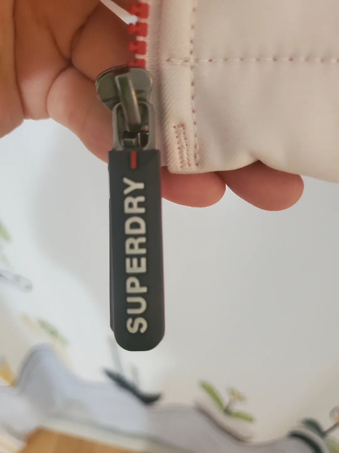 Authentic Superdry Jacket - White, Navy, and Red image indicator(8)