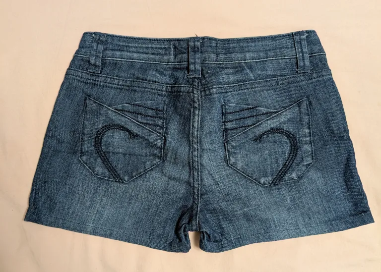 UB Jeans Vintage Wide Leg Jean Shorts image indicator(2)