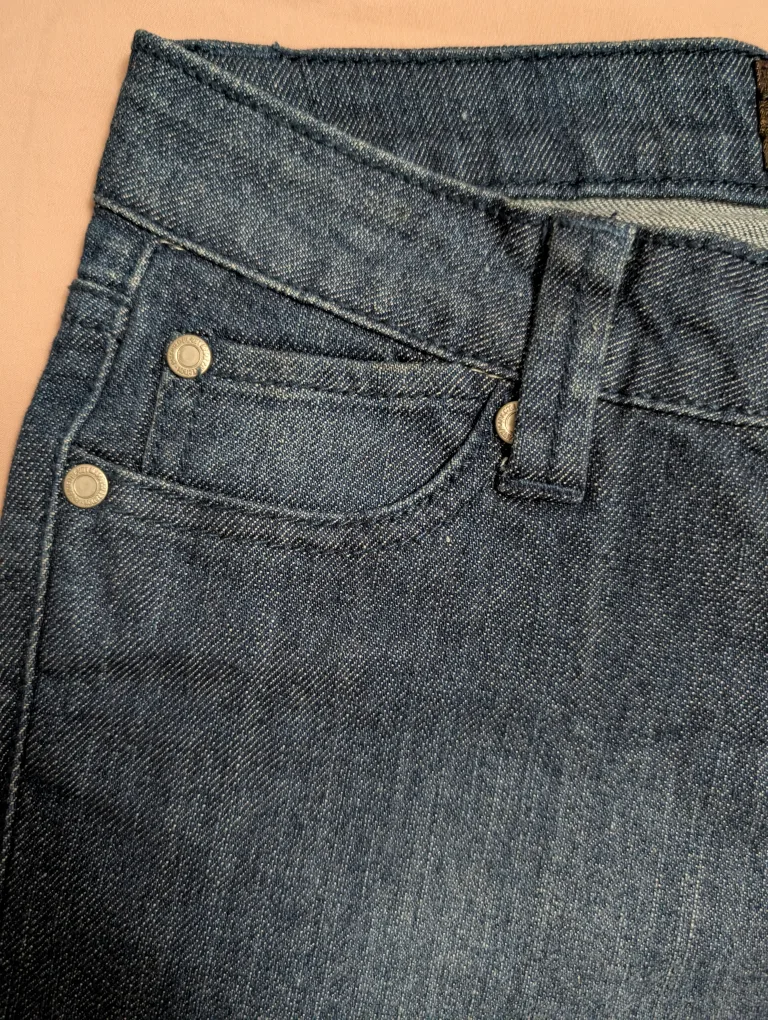 UB Jeans Vintage Wide Leg Jean Shorts image indicator(3)