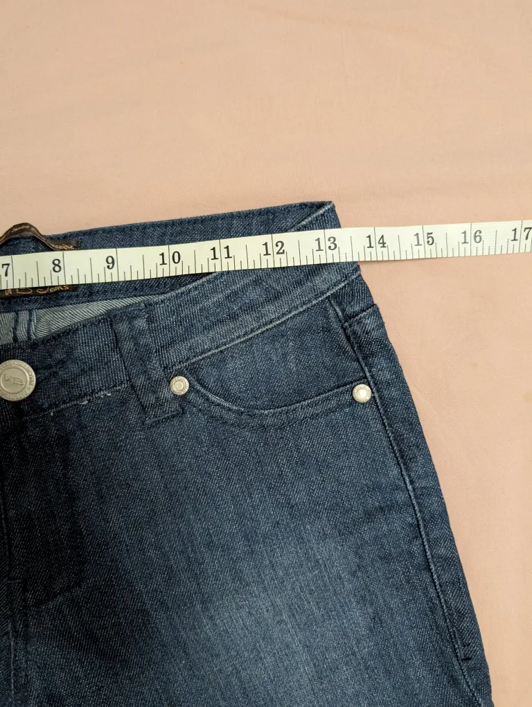 UB Jeans Vintage Wide Leg Jean Shorts image indicator(7)