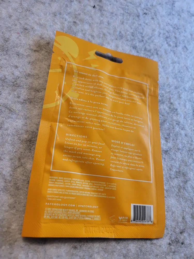 Patchology Wake Up Call Energizing Sheet Mask (2 pack) image indicator(2)