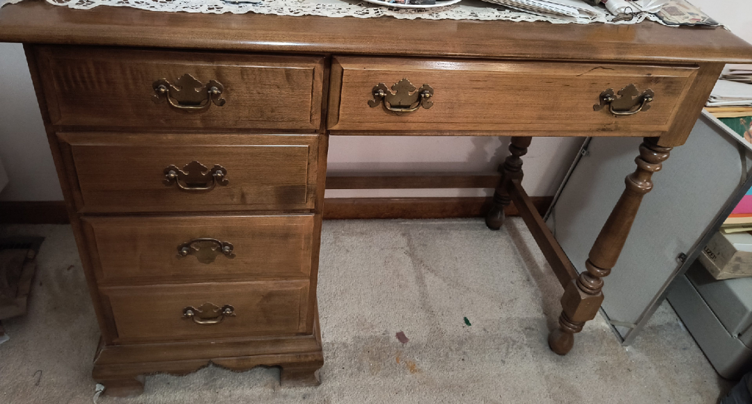 Solid Maple Colonial Desk