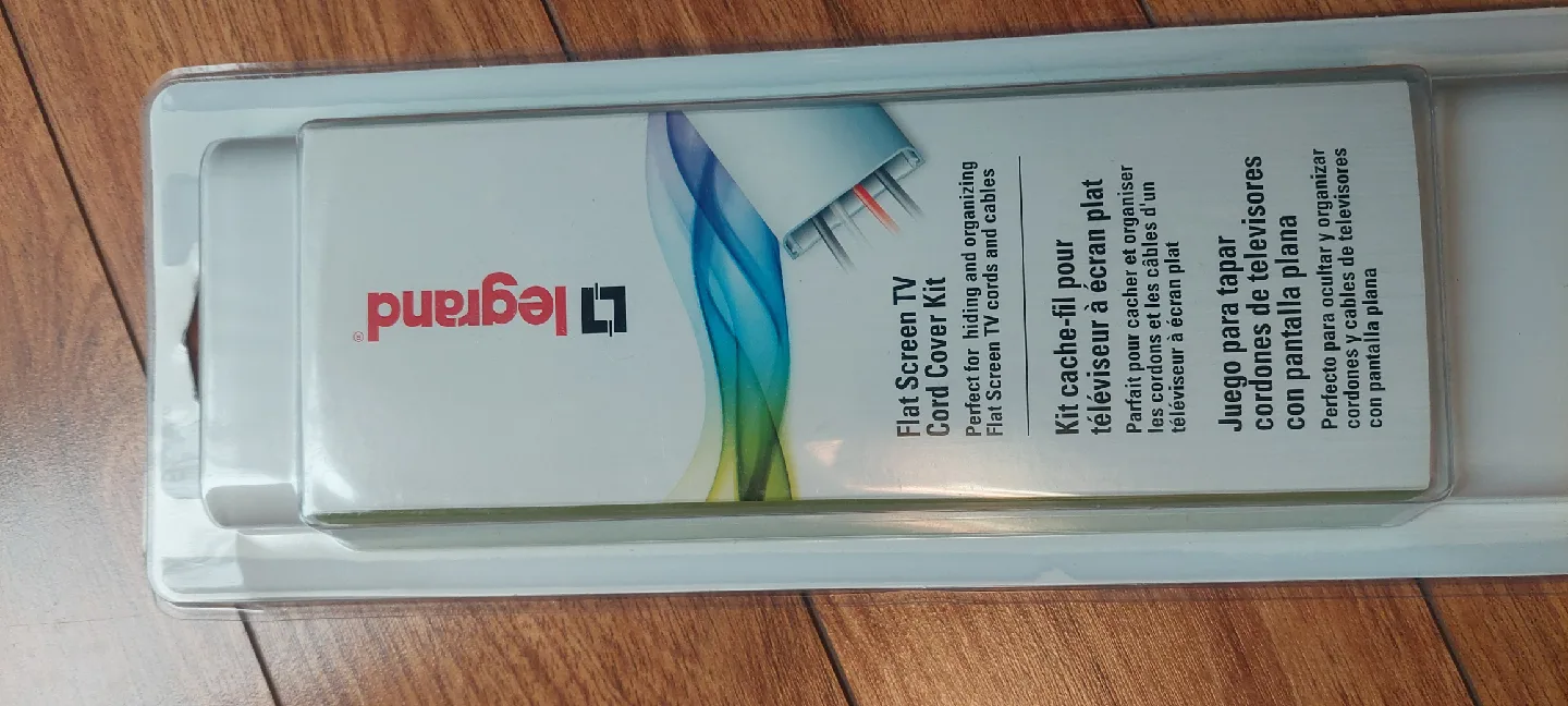 Legrand Flat Screen TV Cord Cover Kit image indicator(2)