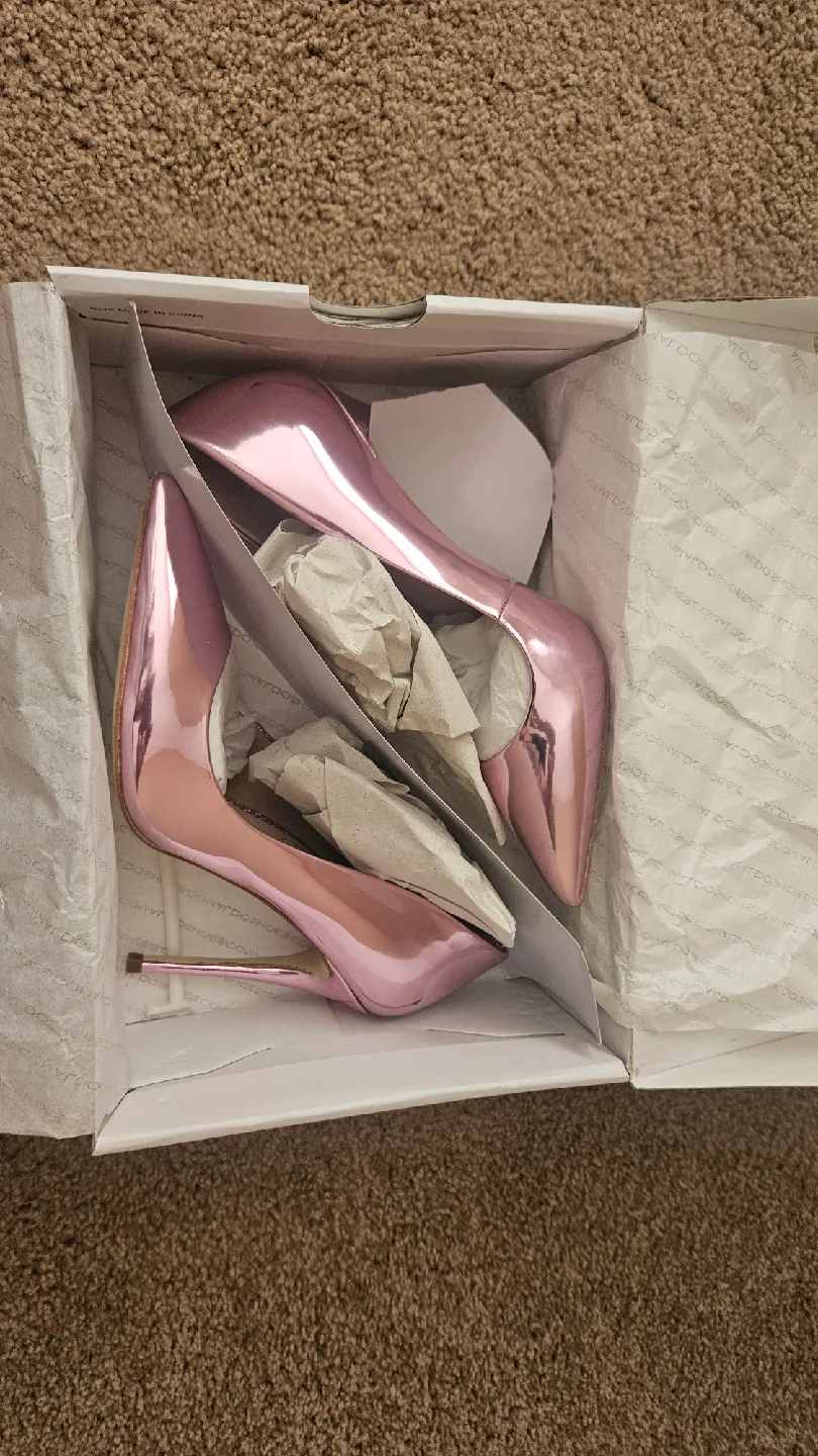 ALDO Silver High Heels, Size 6.5 image indicator(6)