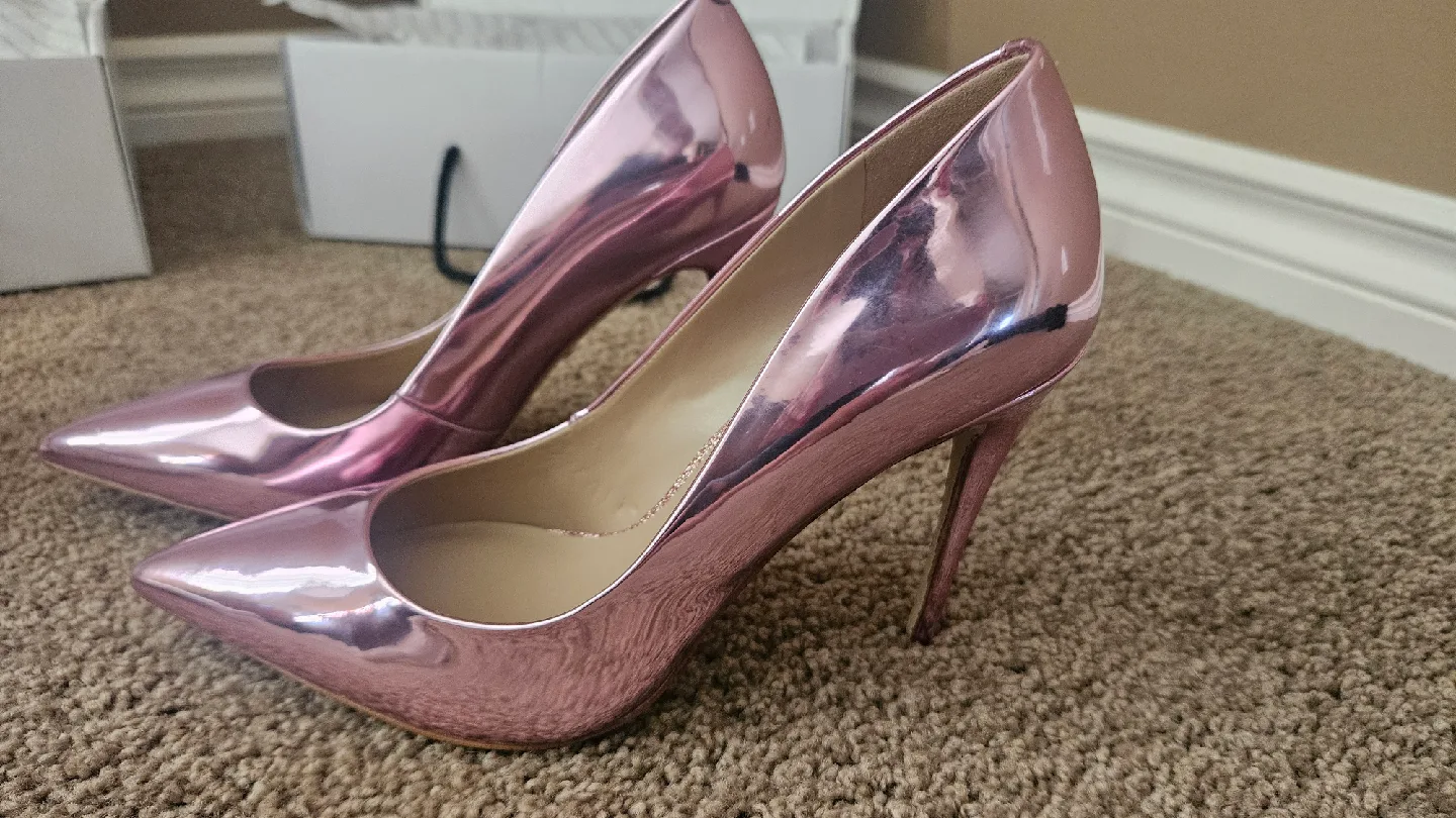 ALDO Silver High Heels, Size 6.5 image indicator(7)