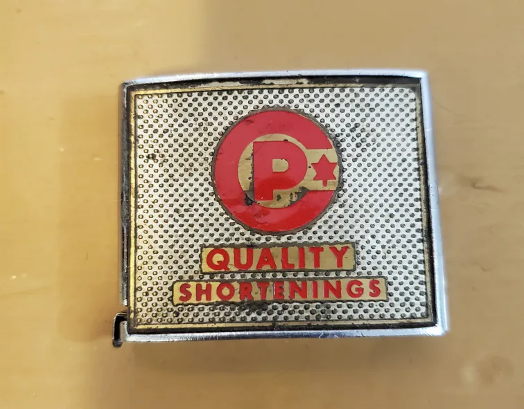 Vintage Quality Shortenings Tape Measure thumbnail