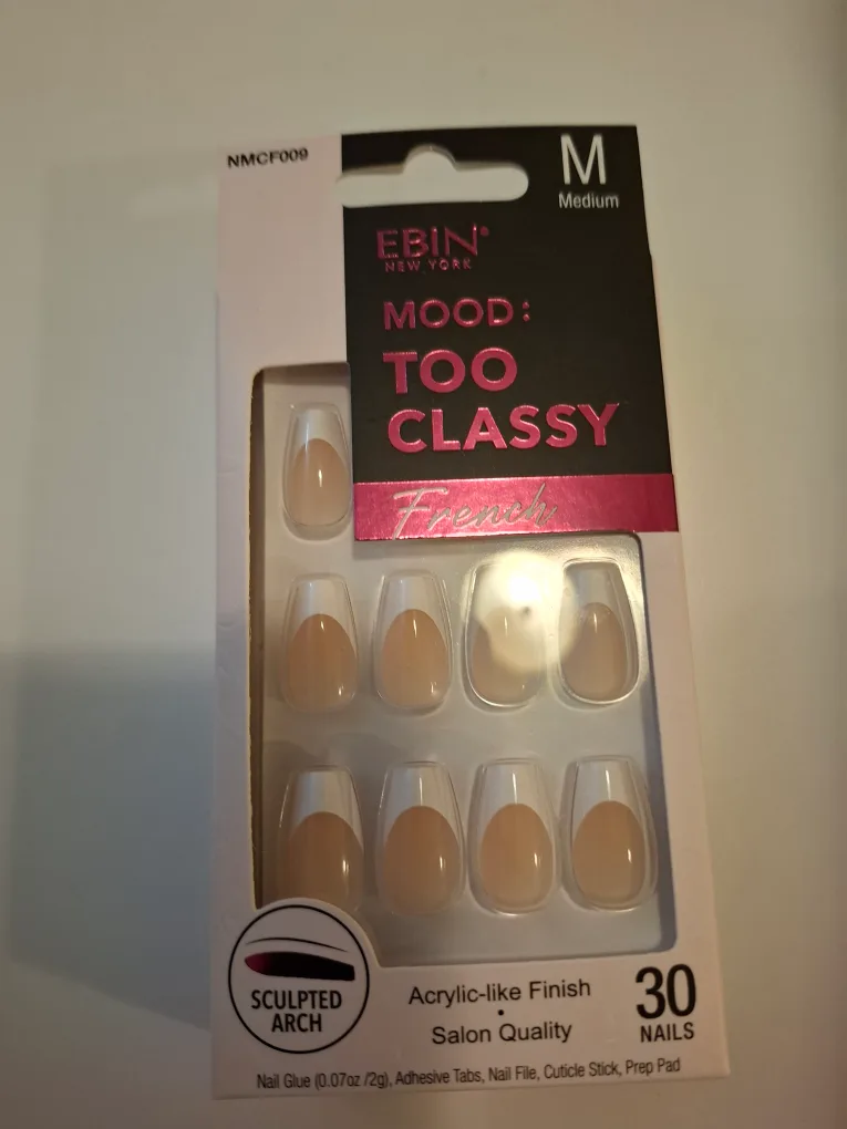 press on French Nails - Medium thumbnail
