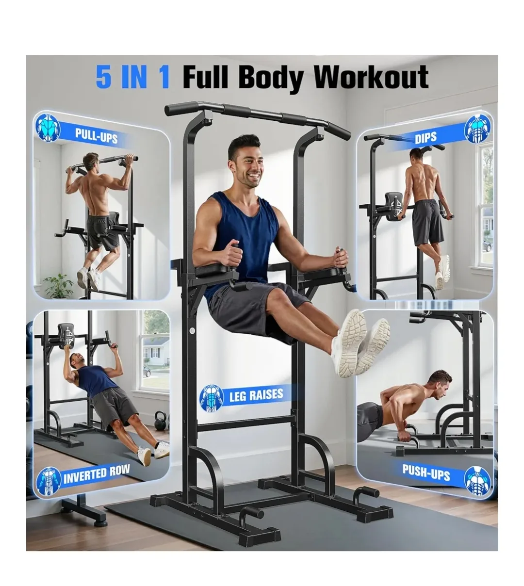 Pull Up & Dip Station - Home Gym Workout image indicator(5)