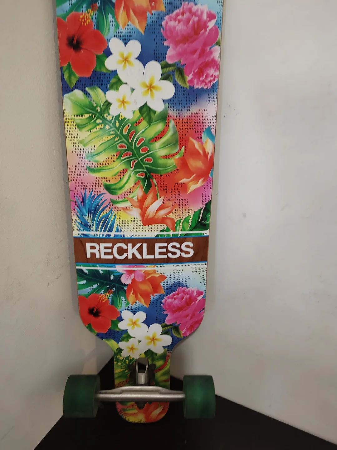 Reckless Floral Longboard Skateboard image indicator(2)