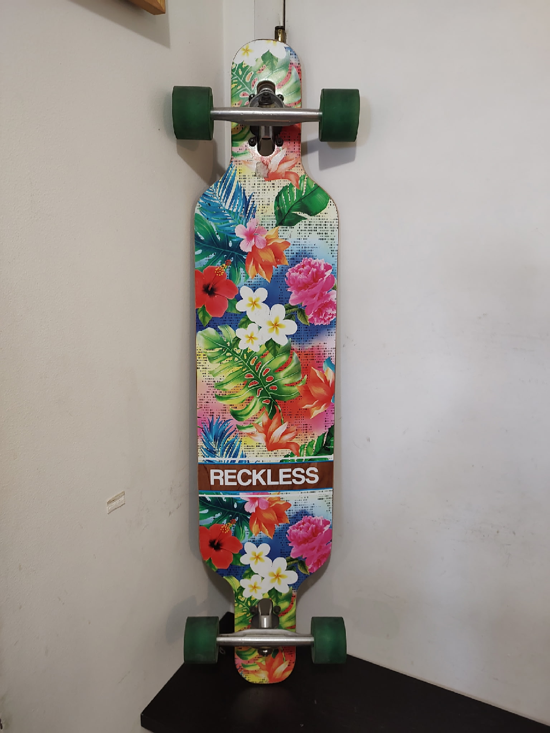 Reckless Floral Longboard Skateboard - photo 3