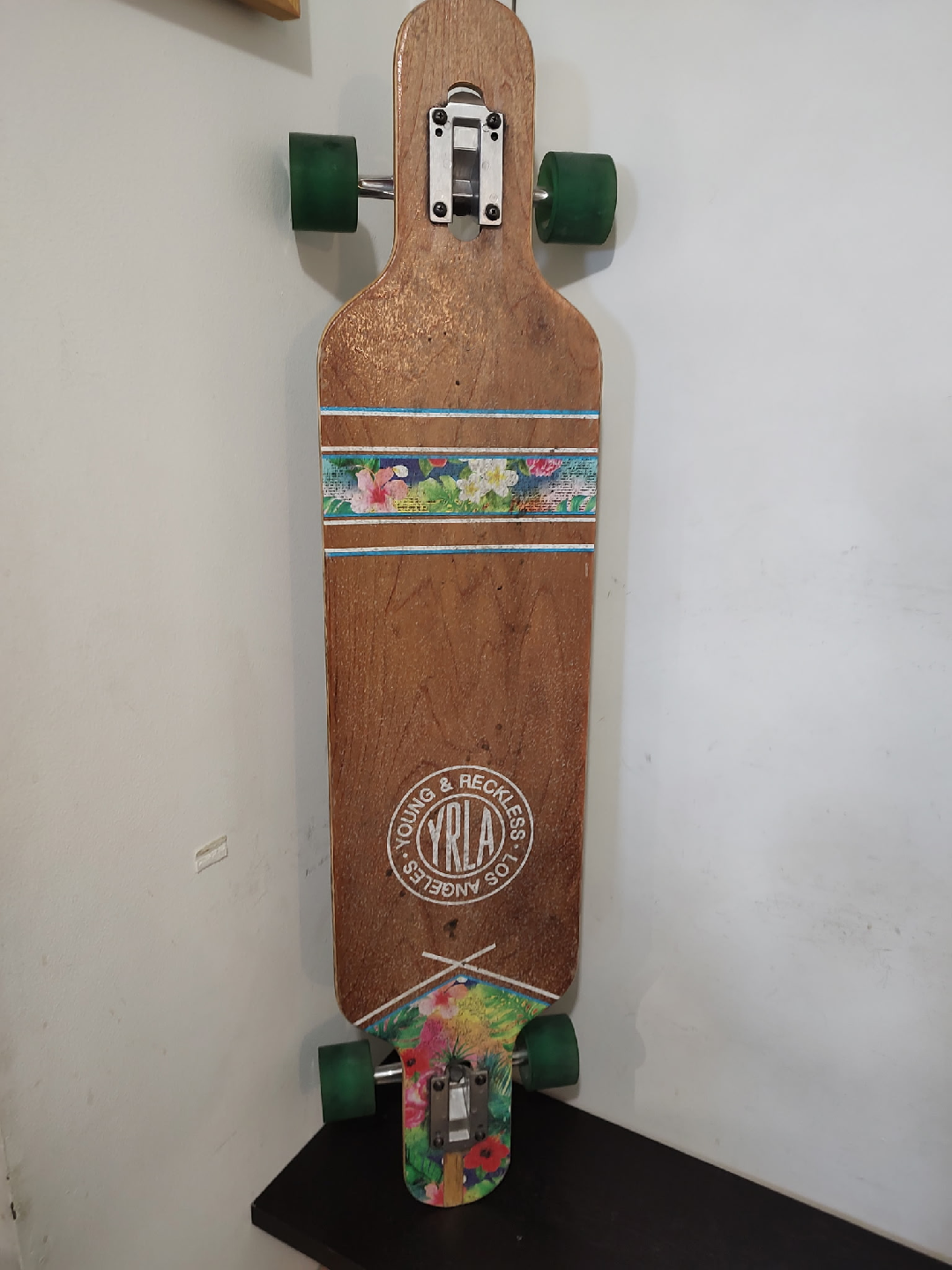 Reckless Floral Longboard Skateboard - photo 4
