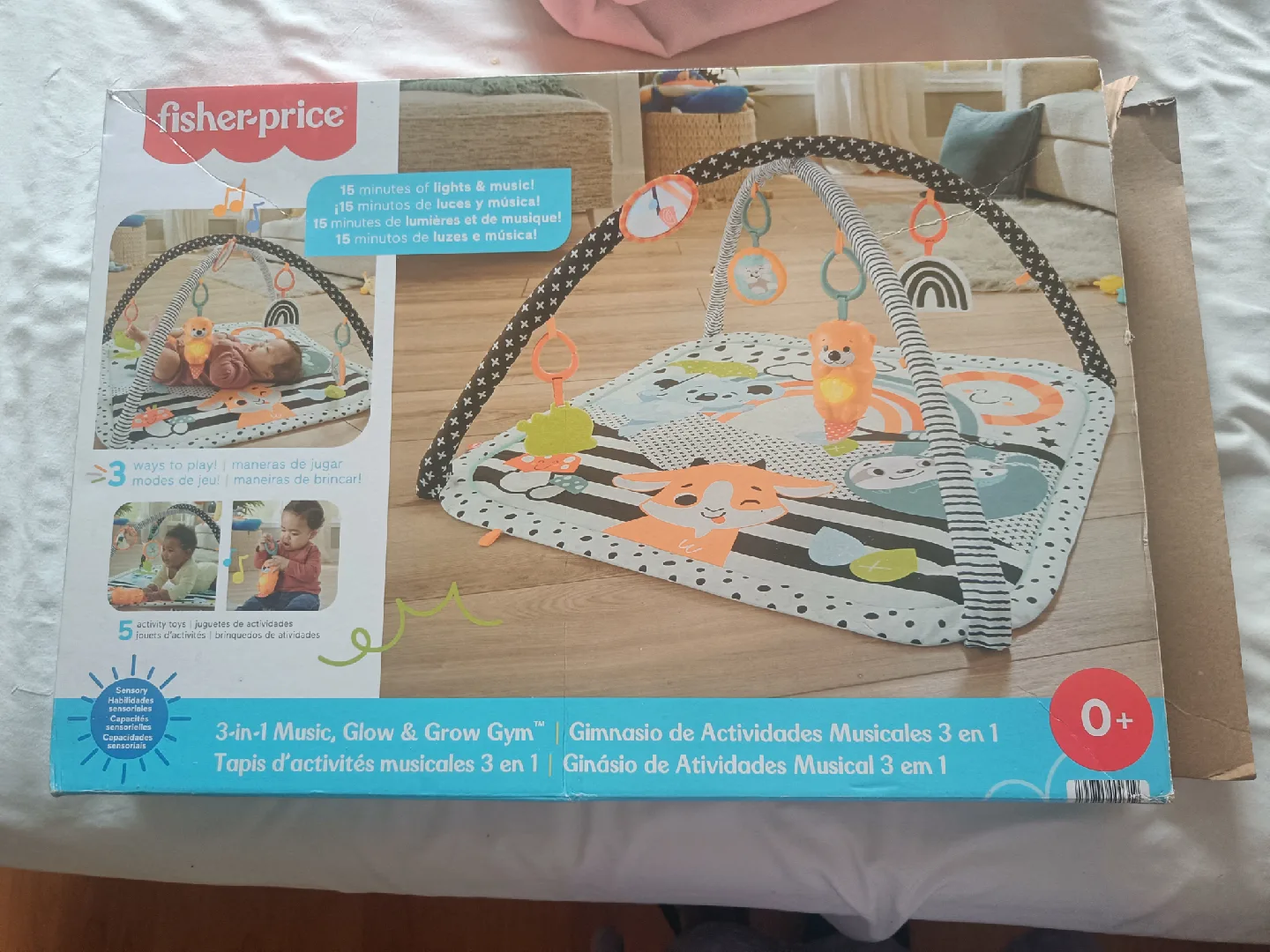 Fisher-Price 3-in-1 Music, Glow & Grow Gym thumbnail