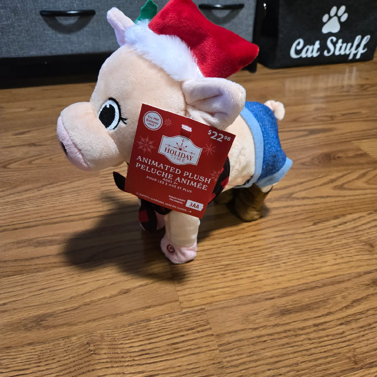 Dancing Christmas Pig image indicator(3)