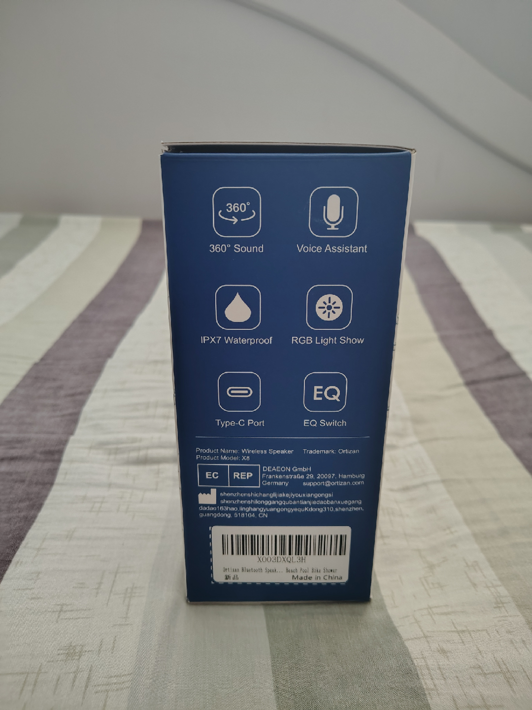 Ortizan X8 Wireless Speaker - New in Box - photo 2