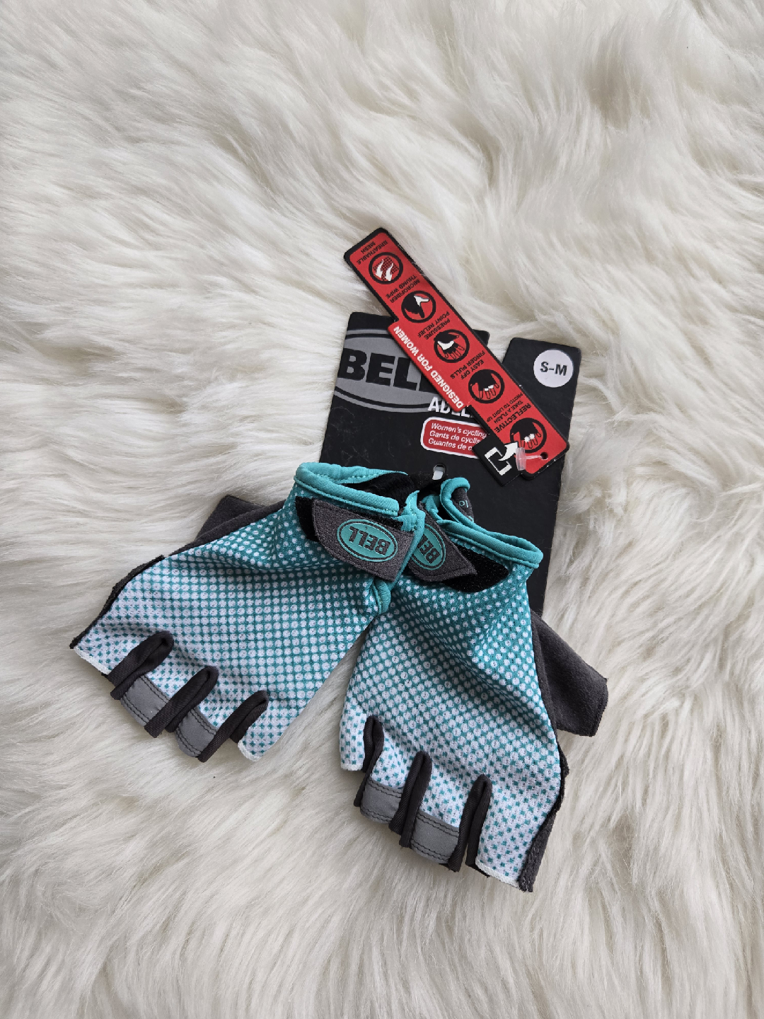 Adult Half Finger Cycling Gloves - S/M