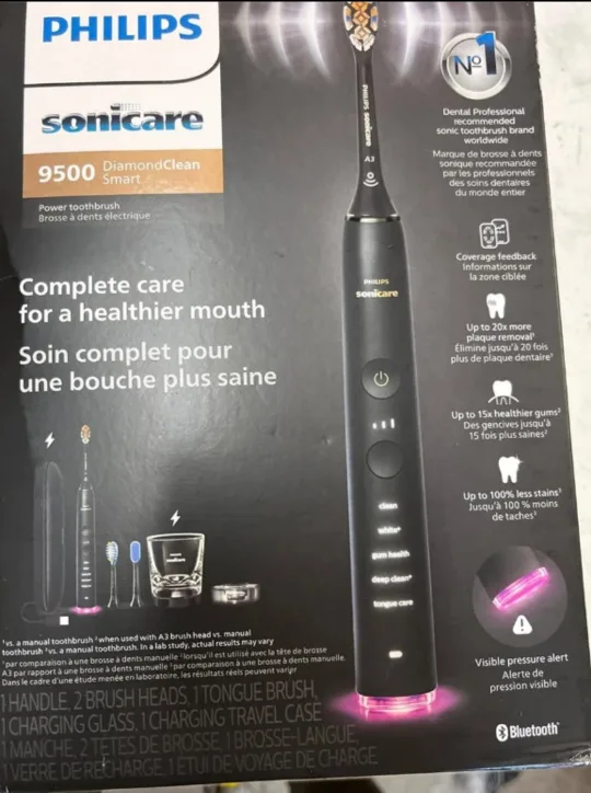 *NEW*Philips Sonicare DiamondClean Smart9500Electric Toothbrush🥕 image indicator(2)