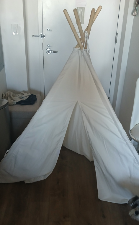 Kids White Teepee Tent