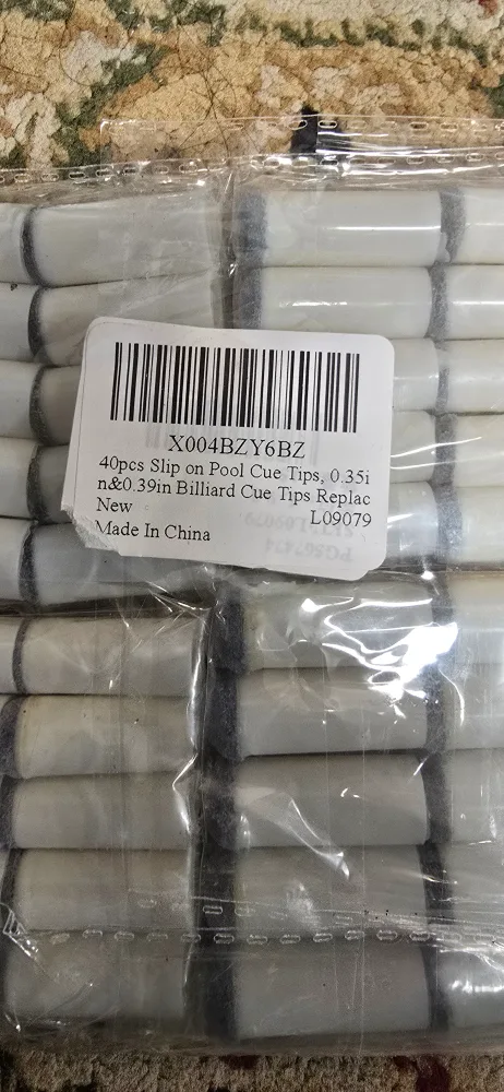 New eBoot 40 Slip On Pool Cue Tips image indicator(3)