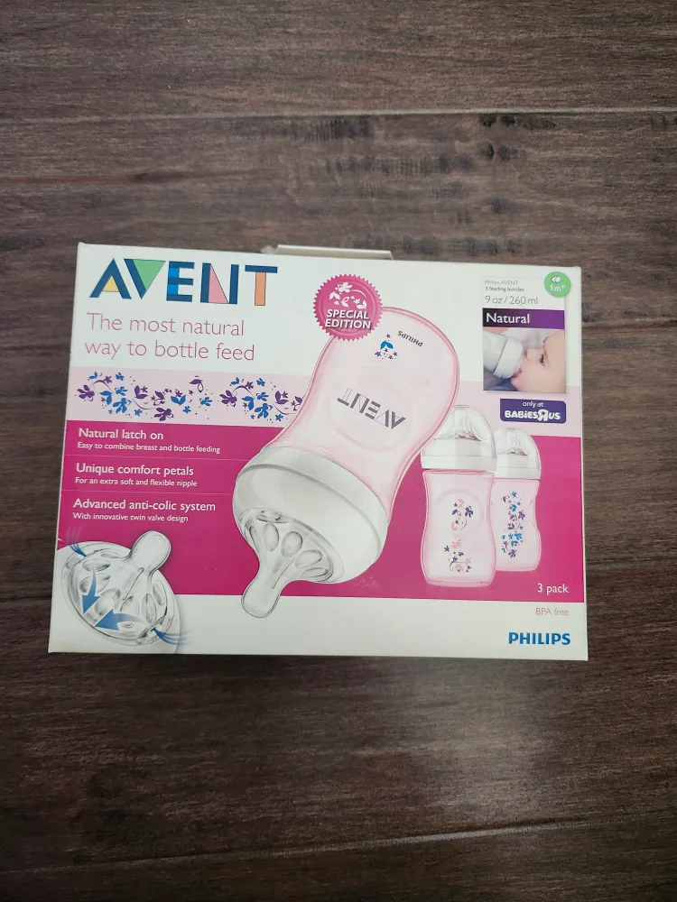 Philips Avent Natural Baby Bottles, 9oz, 3-pack thumbnail