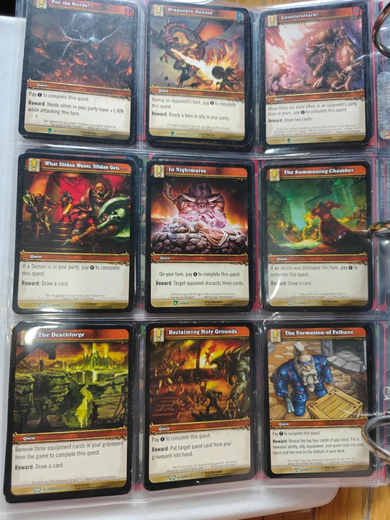 World of Warcraft TCG Cards (Locations Quests & Neutral) image indicator(8)