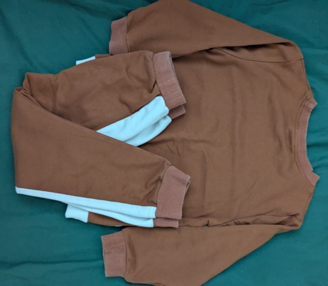 King Brown & White Sweatshirt for Kids 4T/5T - photo 2