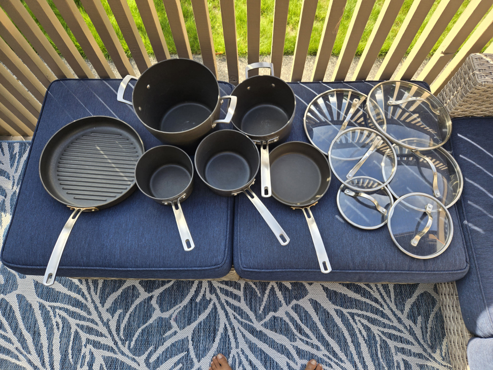 Kirkland Nonstick Cookware Set - 12 Pieces